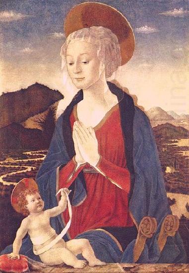 Alesso Baldovinetti Madonna and Child china oil painting image